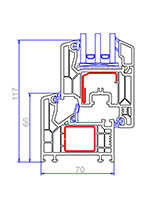 VEKA-SOFTLINE-MD70neo平开窗