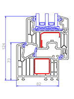 VEKA-SOFTLINE-MD82-平开窗