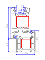 VEKA-SOFTLINE-AD60平开门